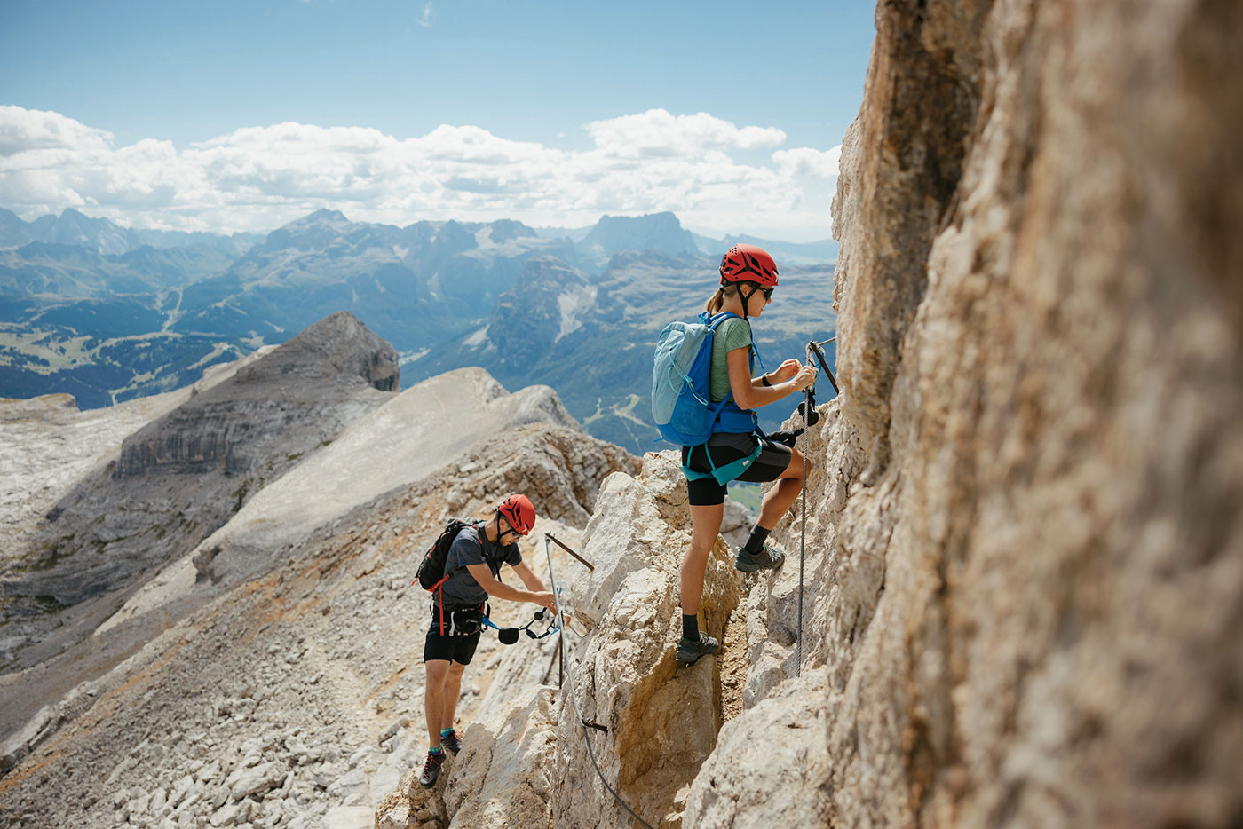 Familienurlaub Alta Badia Klettern
