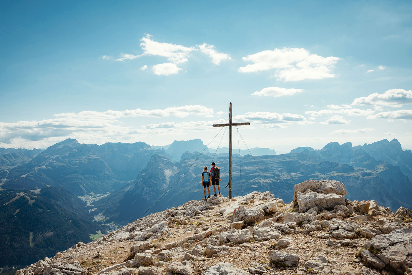 Klettern Corvara Dolomiten